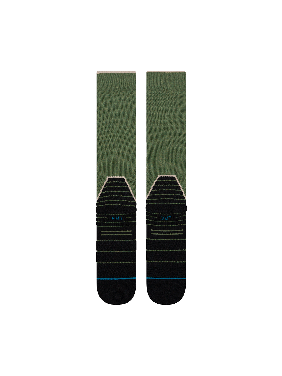 Stance Men's Contrast Mid Wool Snow OTC Socks - Green detail 2