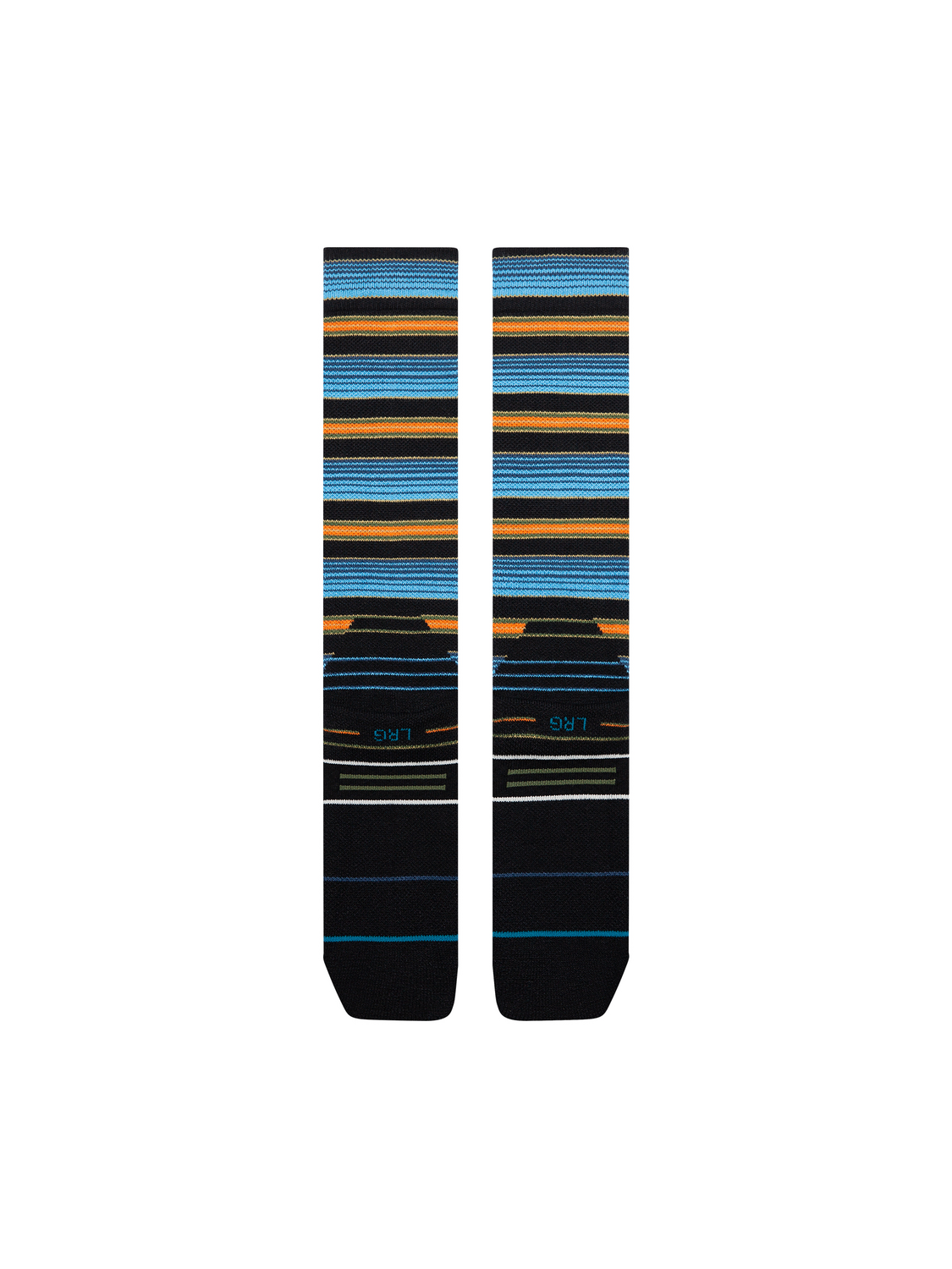 Stance Men's Serape Mid Poly Snow OTC Socks - Windward Blue detail 2