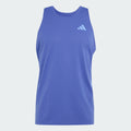 Adidas Adi365 Running Tank - BLUE, front flat view