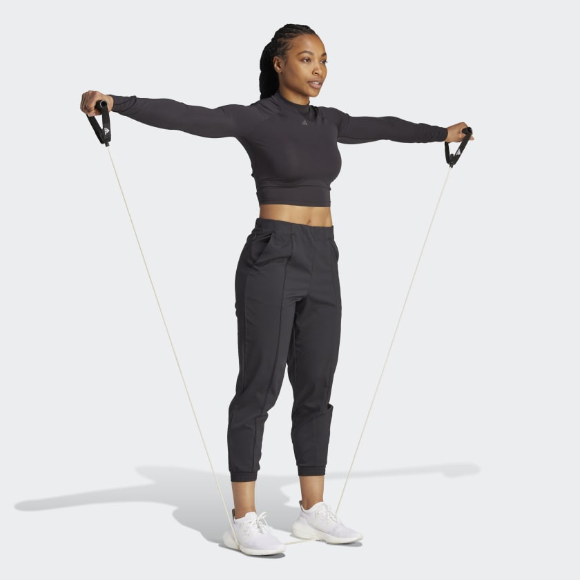 パンツ AEROREADY Train Essentials Minimal Branding Woven Pants Adidas Women's Aeroready Train Essentials Minimal Branding