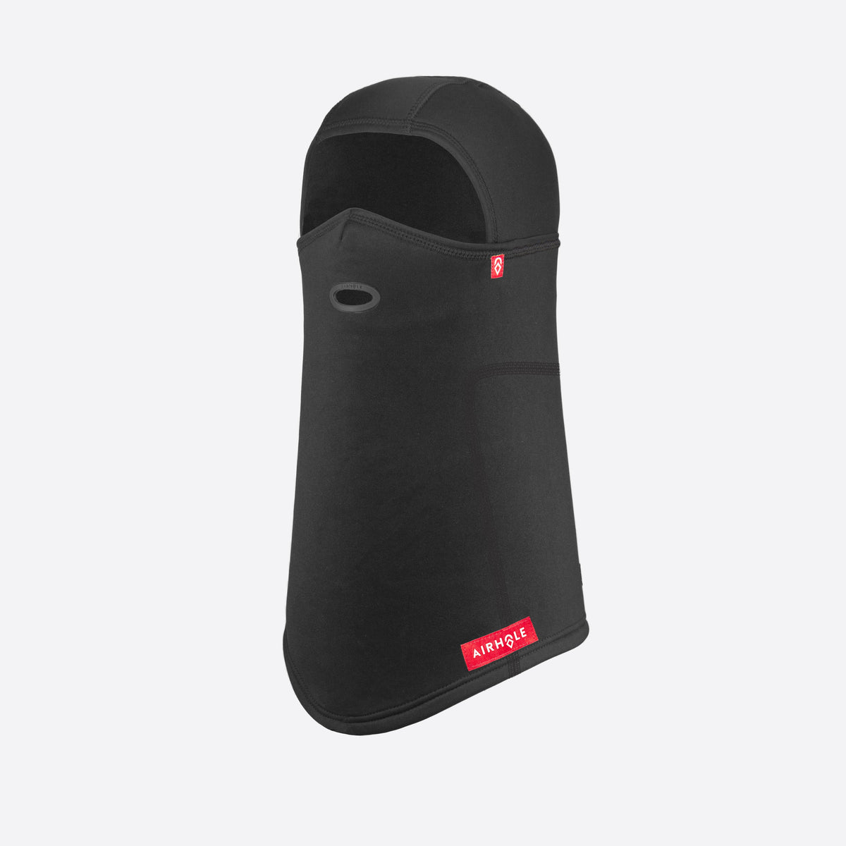 Airhole Balaclava Hinge Polar Fleece - Black, front view
