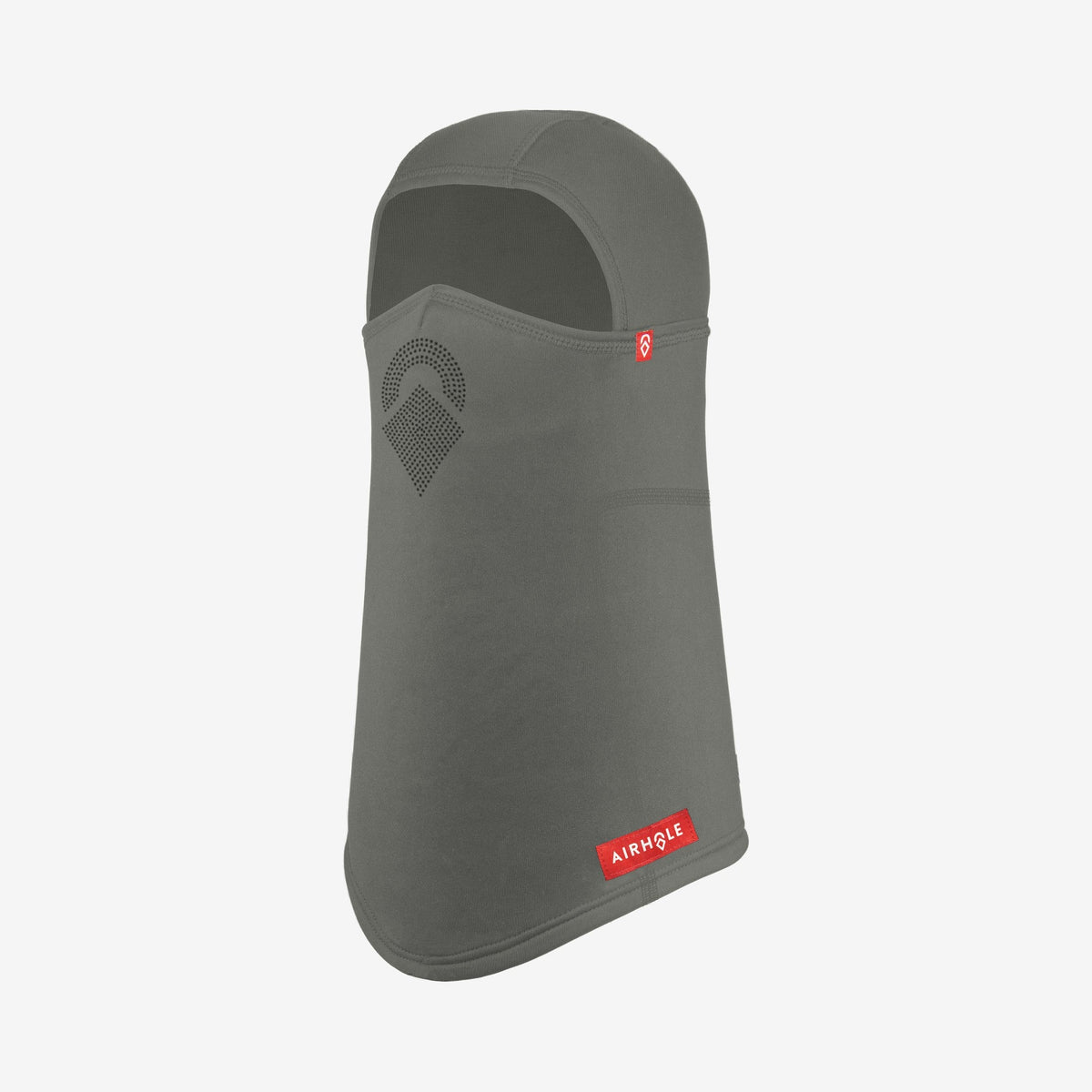 Airhole Laser Mouth Drytech Balaclava - Charcoal, front view