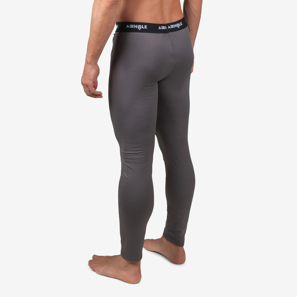 Airhole Waffleknit Thermal Bottom - Charcoal, back