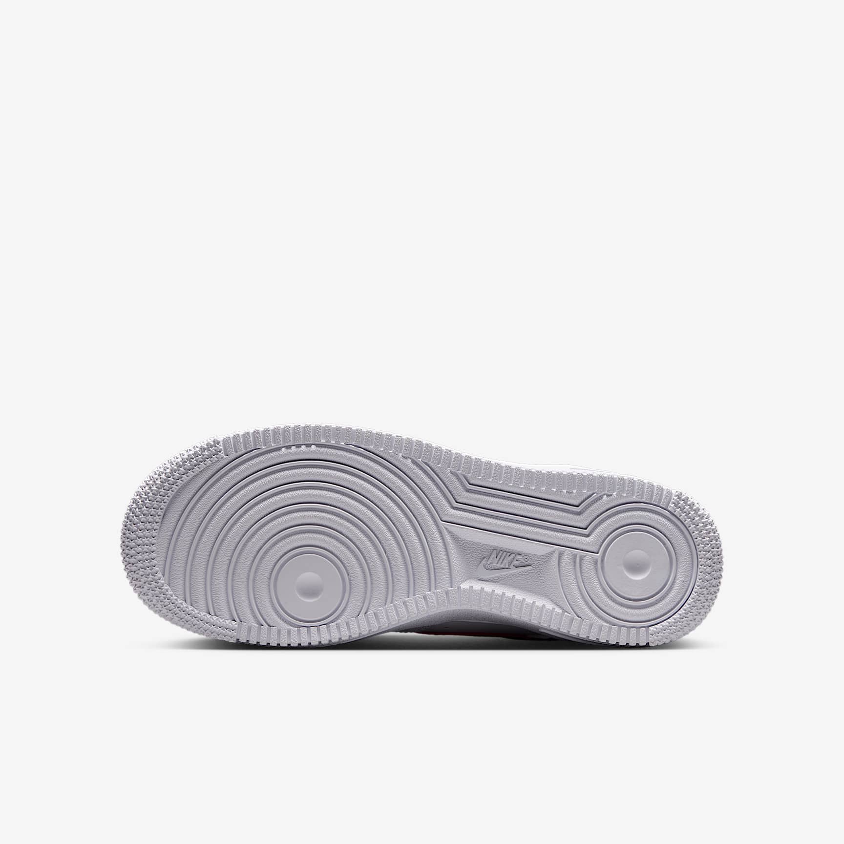 Nike Air Force 1 Older Kids' - White/Pink Smoke - outsole