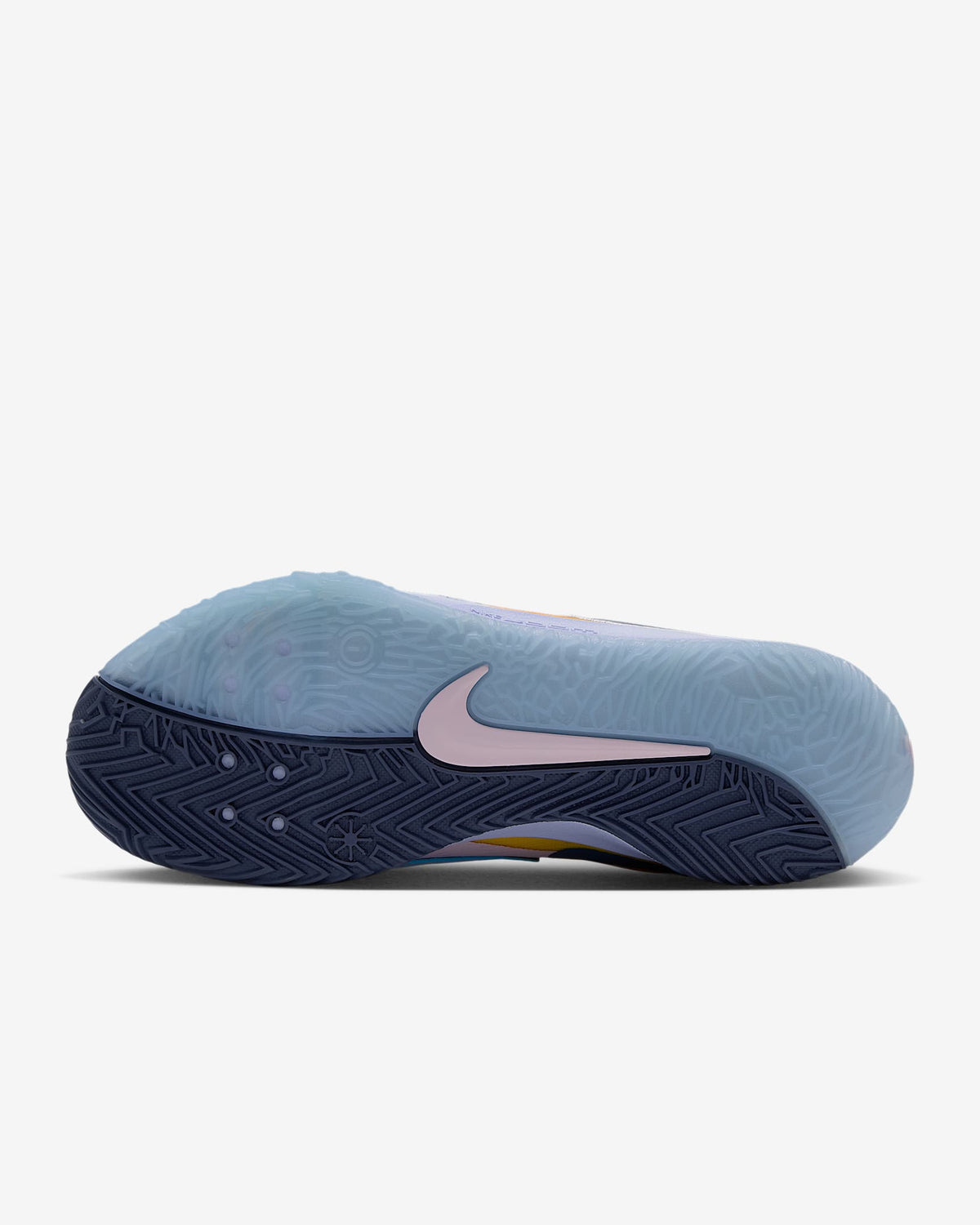Nike Women's HyperAce 3 SE Volleyball Shoes - Coconut Milk/Hydrogen Blue/Diffused Blue, outsole view