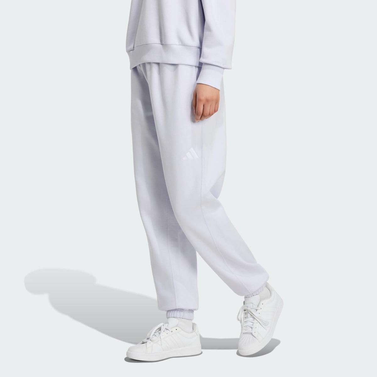 adidas ALL SZN Fleece Loose Pants Frozen Purple - front