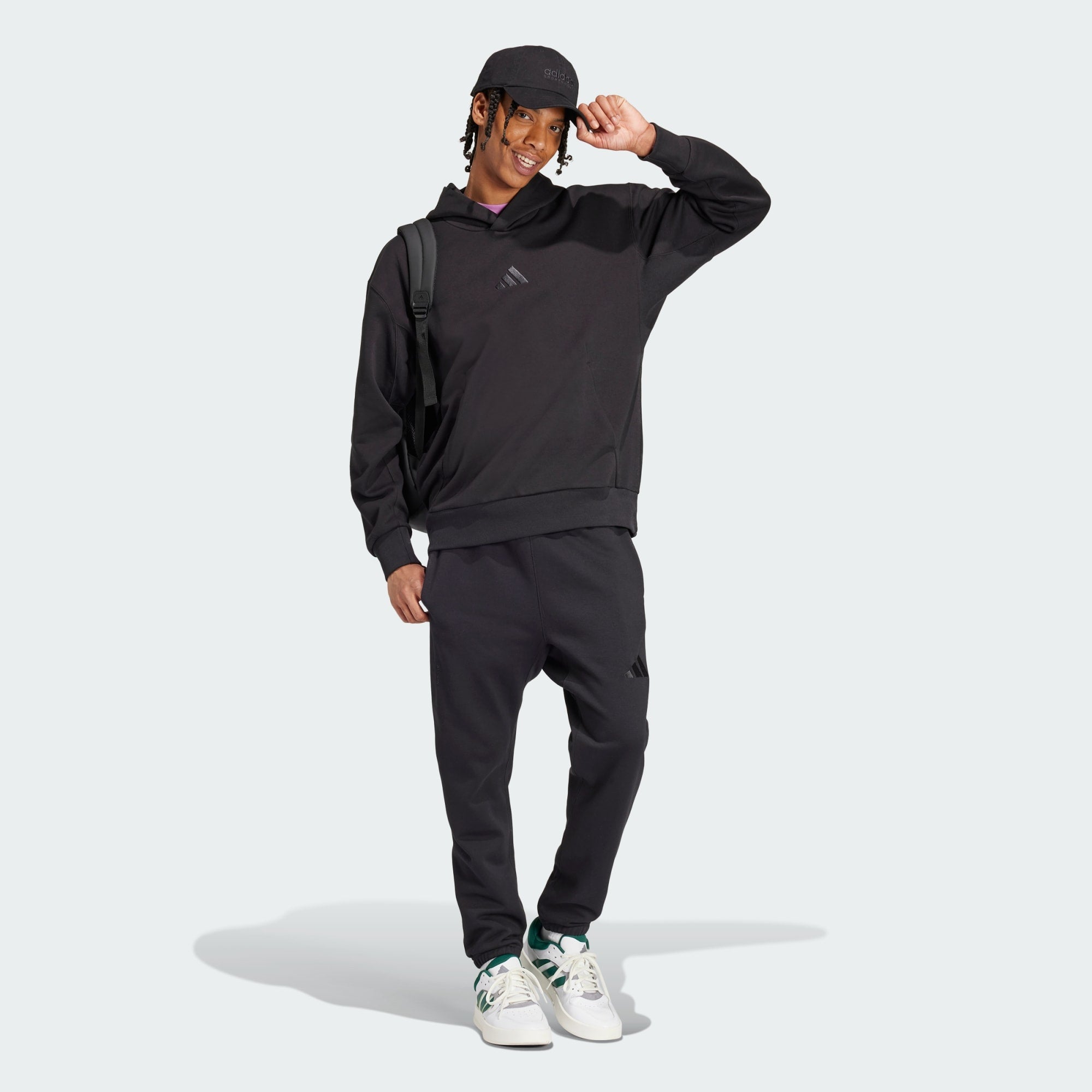Adidas Men's ALL SZN Fleece Regular Tapered Pants