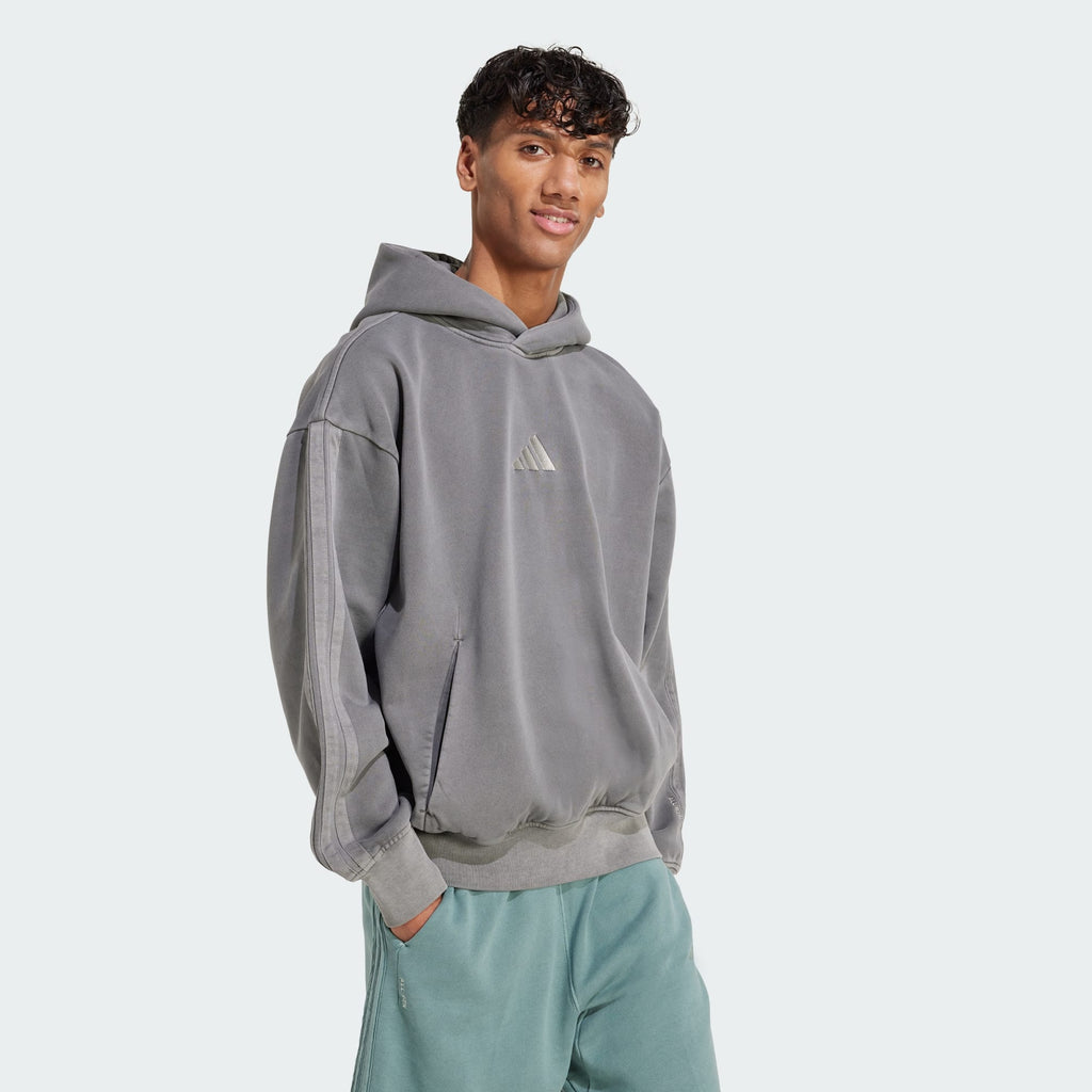 Adidas Men's ALL SZN Fleece Washed Hoodie
