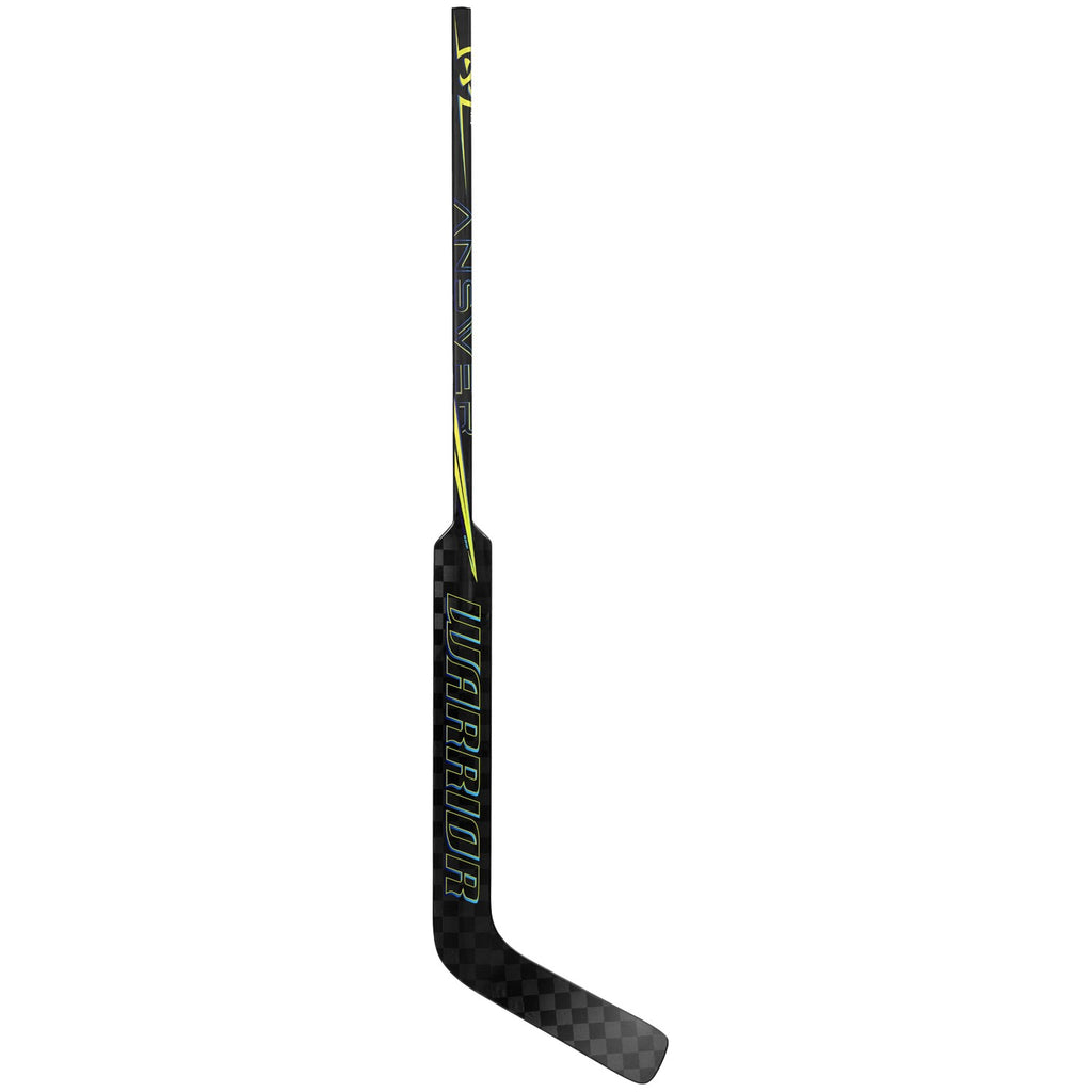 Warrior Senior Answer Goalie Stick - Black, back view