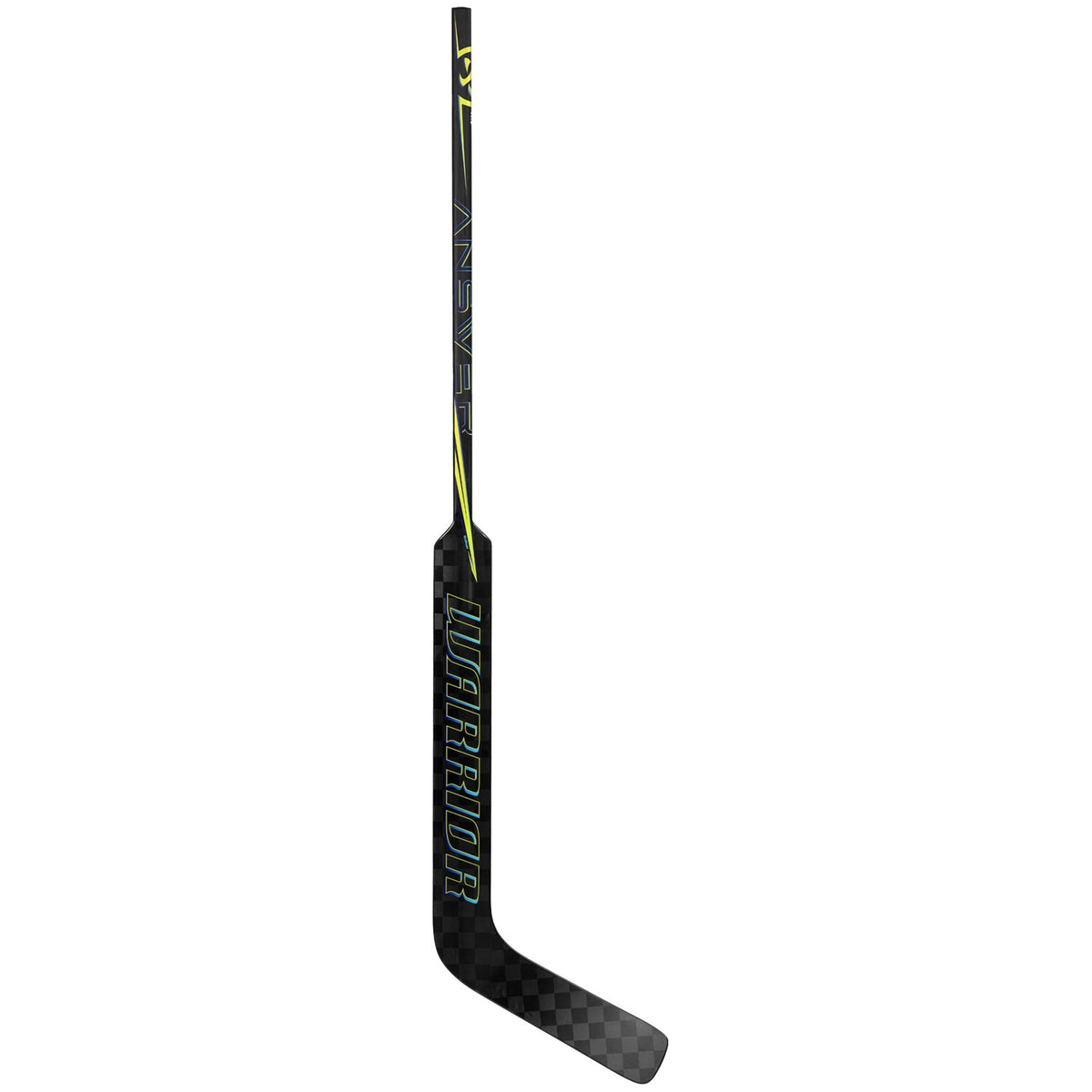 Warrior Senior Answer Goalie Stick - Black, back view