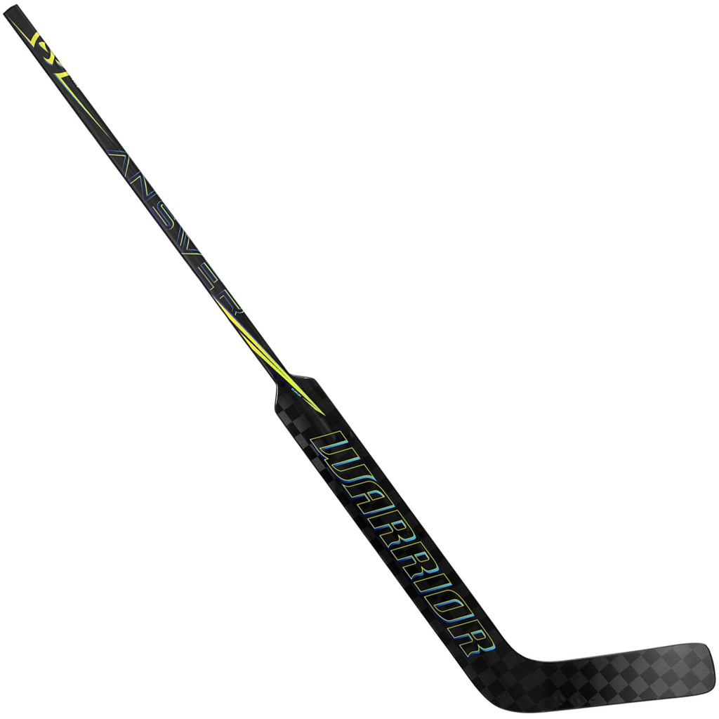 Warrior Senior Answer Goalie Stick - Black, reverse angled view