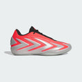Adidas Anthony Edwards 3 Basketball Shoes - LUCID RED/SILVER METALLIC, side view