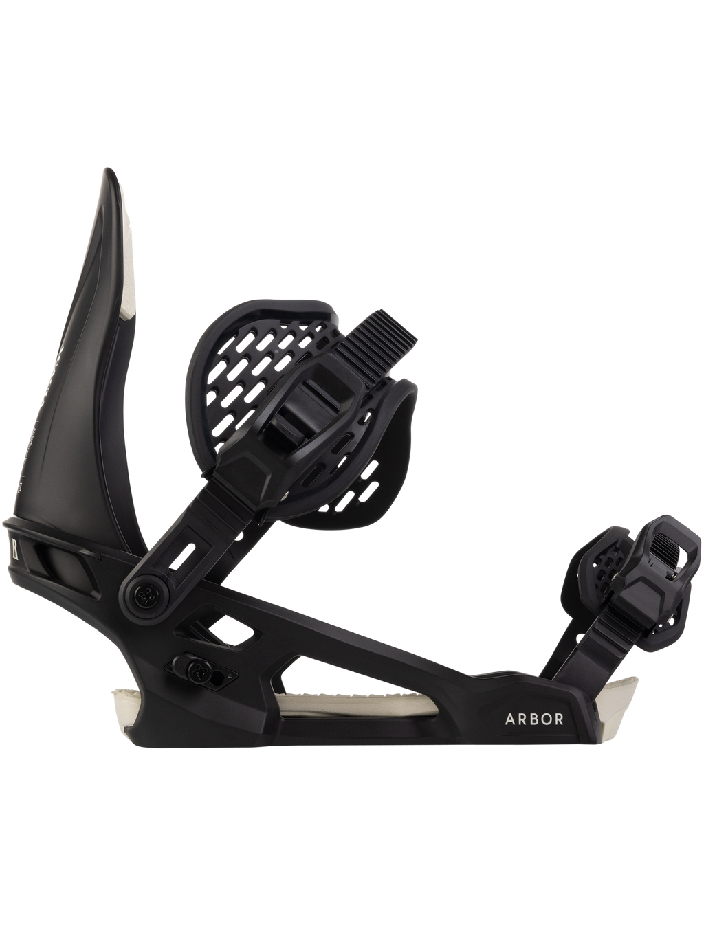 Arbor Women's Acacia Snowboard Binding - 2027 - BLACK / MARSHMALLOW, view 3