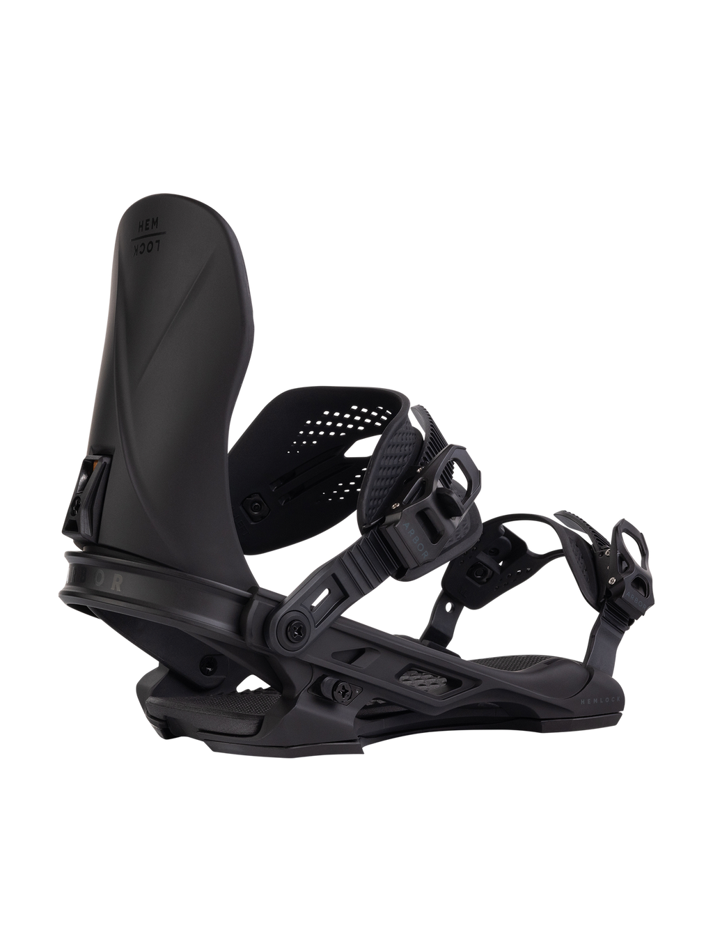 Arbor Hemlock Snowboard Binding - 2027 - BLACK / BLACK, view 1