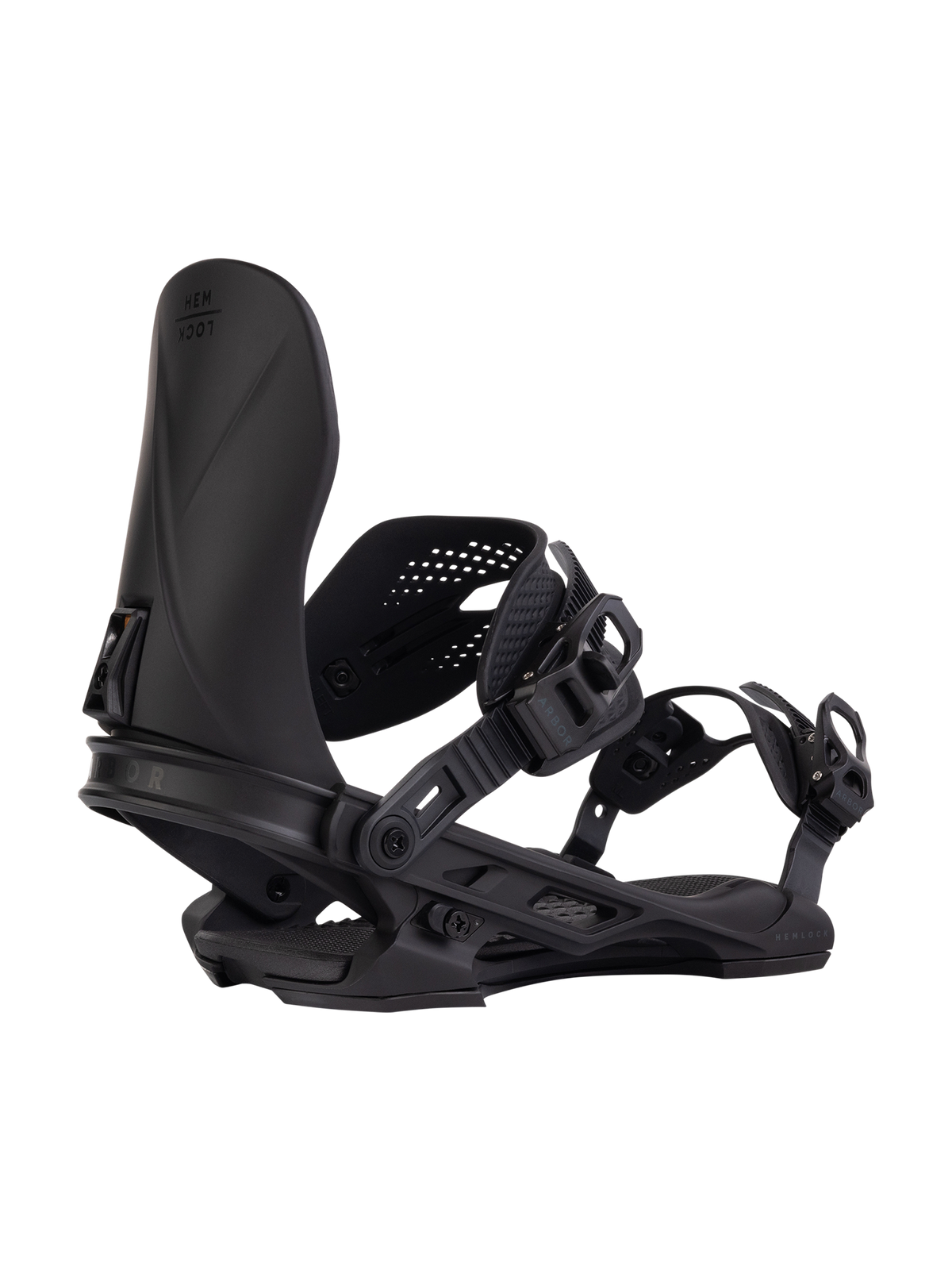 Arbor Hemlock Snowboard Binding - 2027 - BLACK / BLACK, view 1