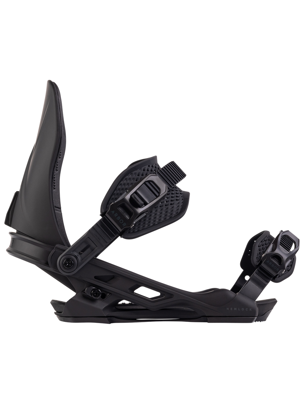 Arbor Hemlock Snowboard Binding - 2027 - BLACK / BLACK, view 3
