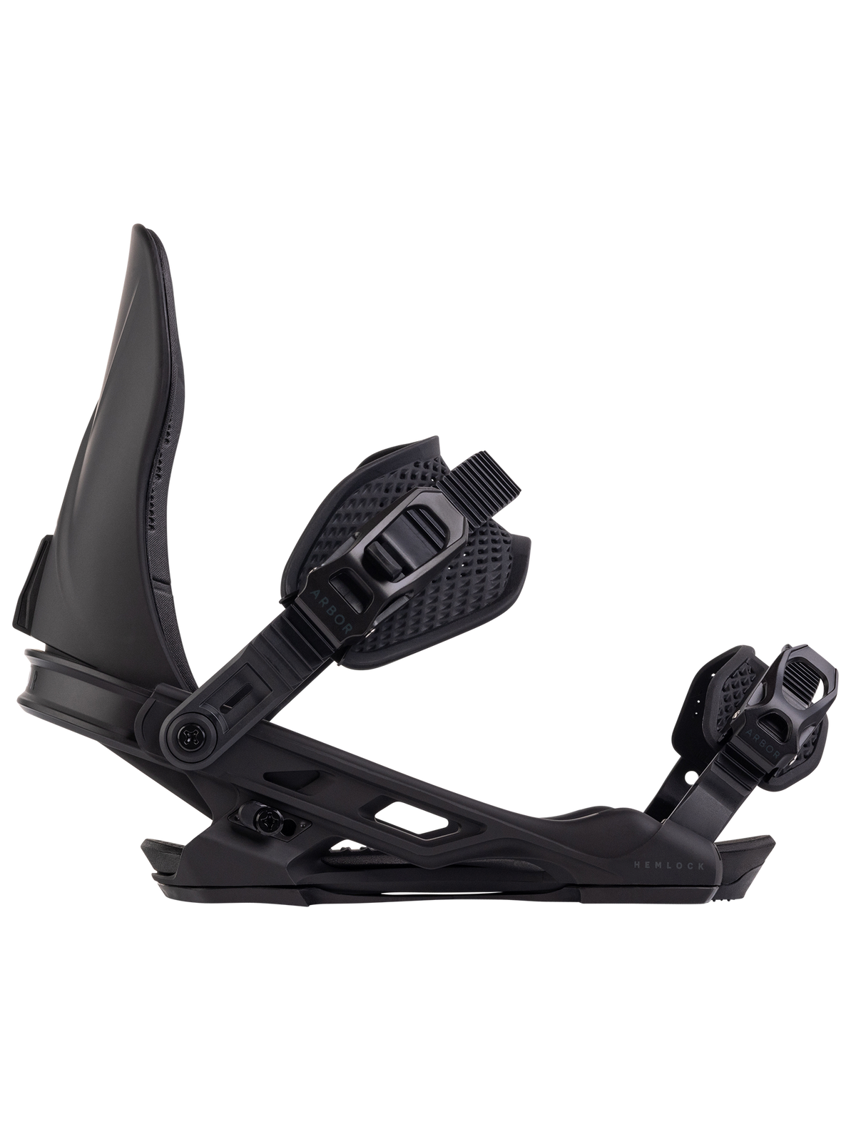 Arbor Hemlock Snowboard Binding - 2027 - BLACK / BLACK, view 3