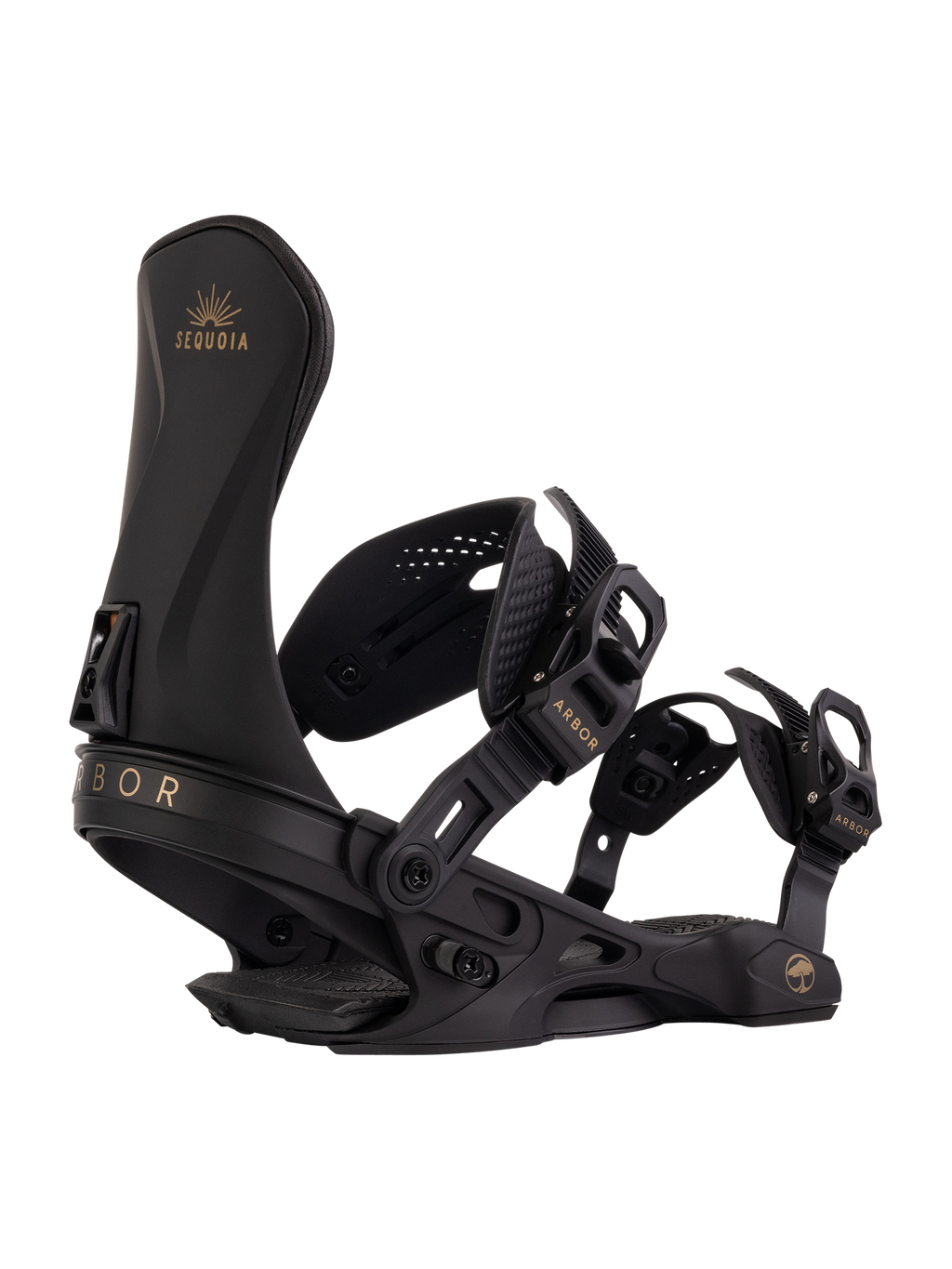 Arbor Women's Sequoia Snowboard Binding - 2027 - BLACK / GOLD, view 1