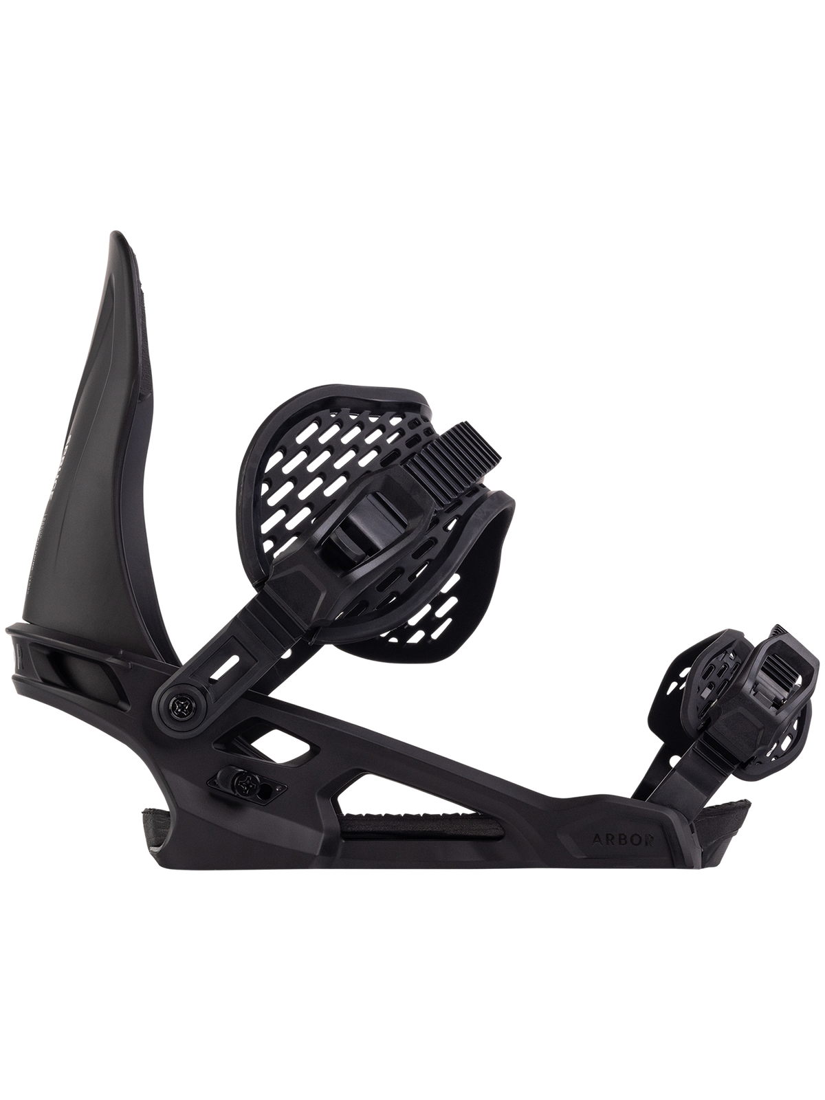 Arbor Spruce Snowboard Binding - 2027 - BLACK / BLACK, view 3