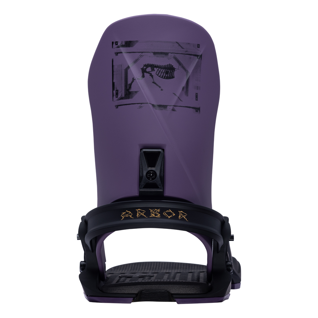 Arbor Hemlock Snowboard Binding - 2027 - EGGPLANT / BLACK, view 4