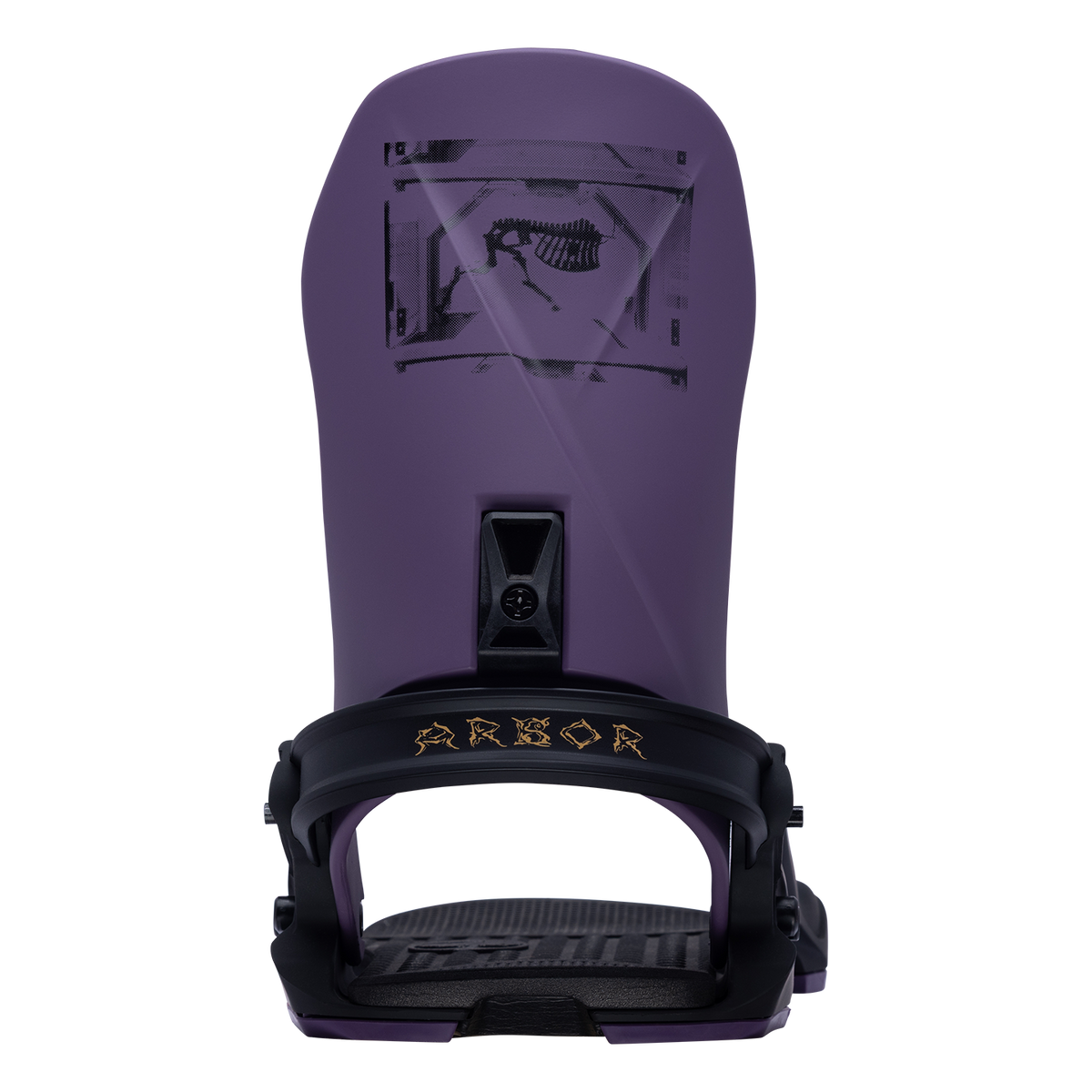 Arbor Hemlock Snowboard Binding - 2027 - EGGPLANT / BLACK, view 4