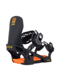 Arbor Sapling Snowboard Binding - 2027 - BLACK / ORANGE, view 1