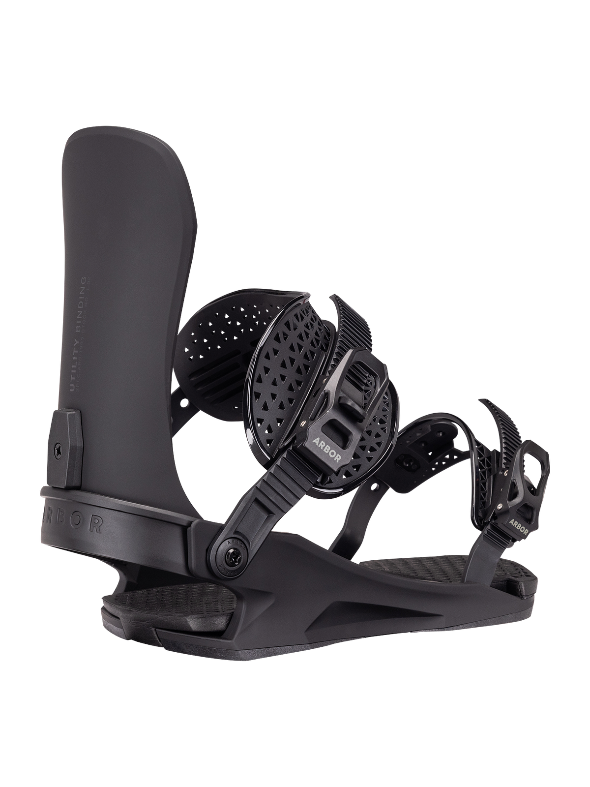 Arbor Utility Snowboard Binding - 2027 - BLACK / BLACK, view 1
