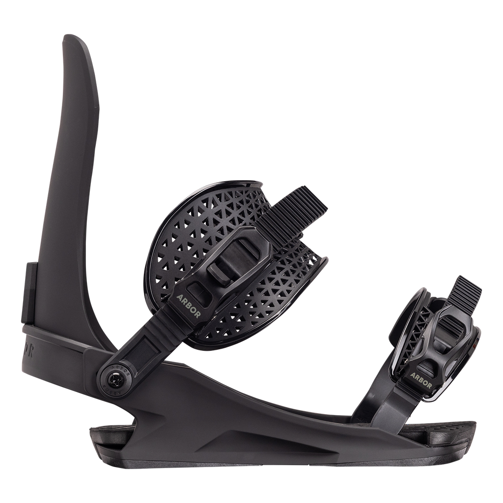 Arbor Utility Snowboard Binding - 2027 - BLACK / BLACK, view 3