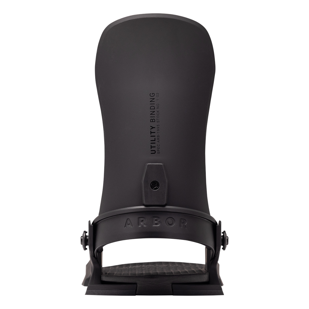 Arbor Utility Snowboard Binding - 2027 - BLACK / BLACK, view 4