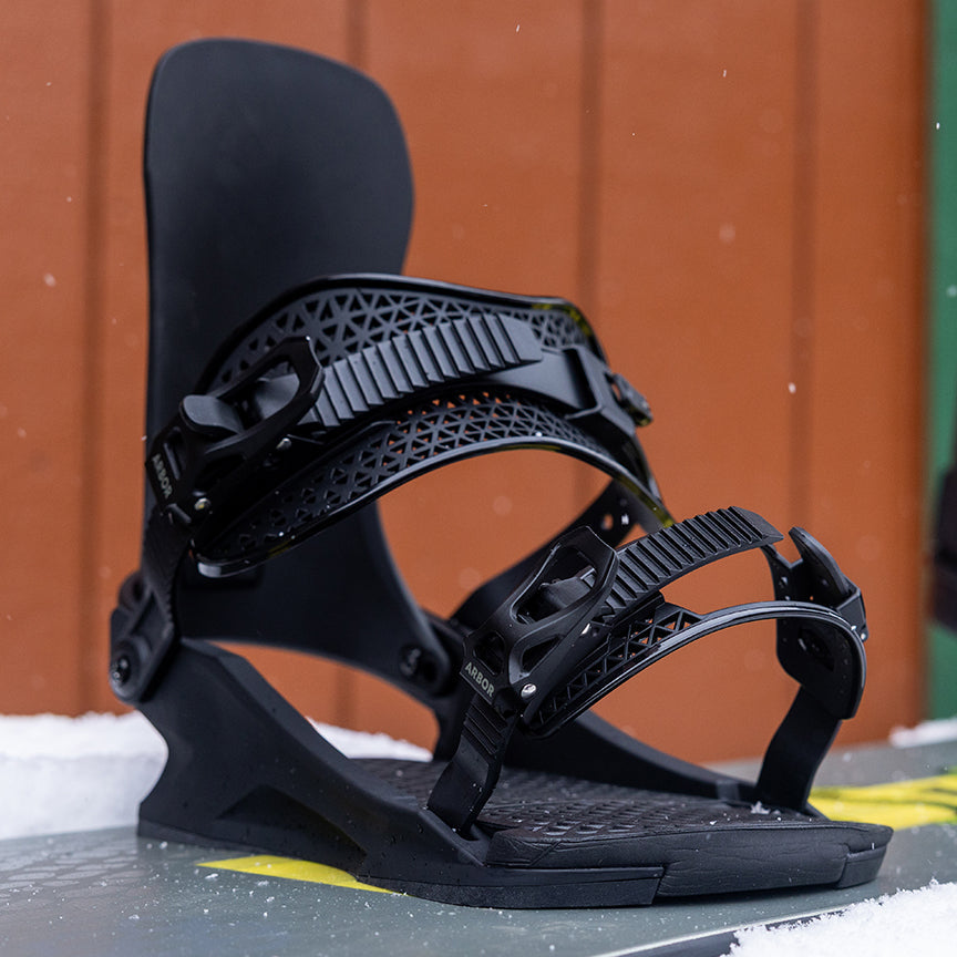 Arbor Utility Snowboard Binding - 2027 - BLACK / BLACK, view 6