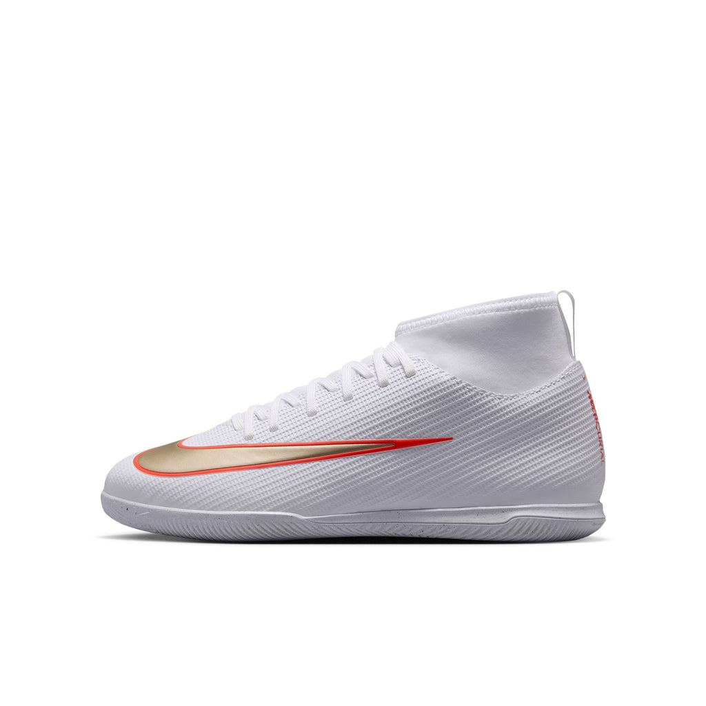 Nike Jr Mercurial Superfly 11 Club IC - White - side profile
