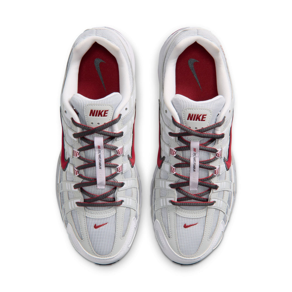 Nike P-6000 White/Dune Red top view