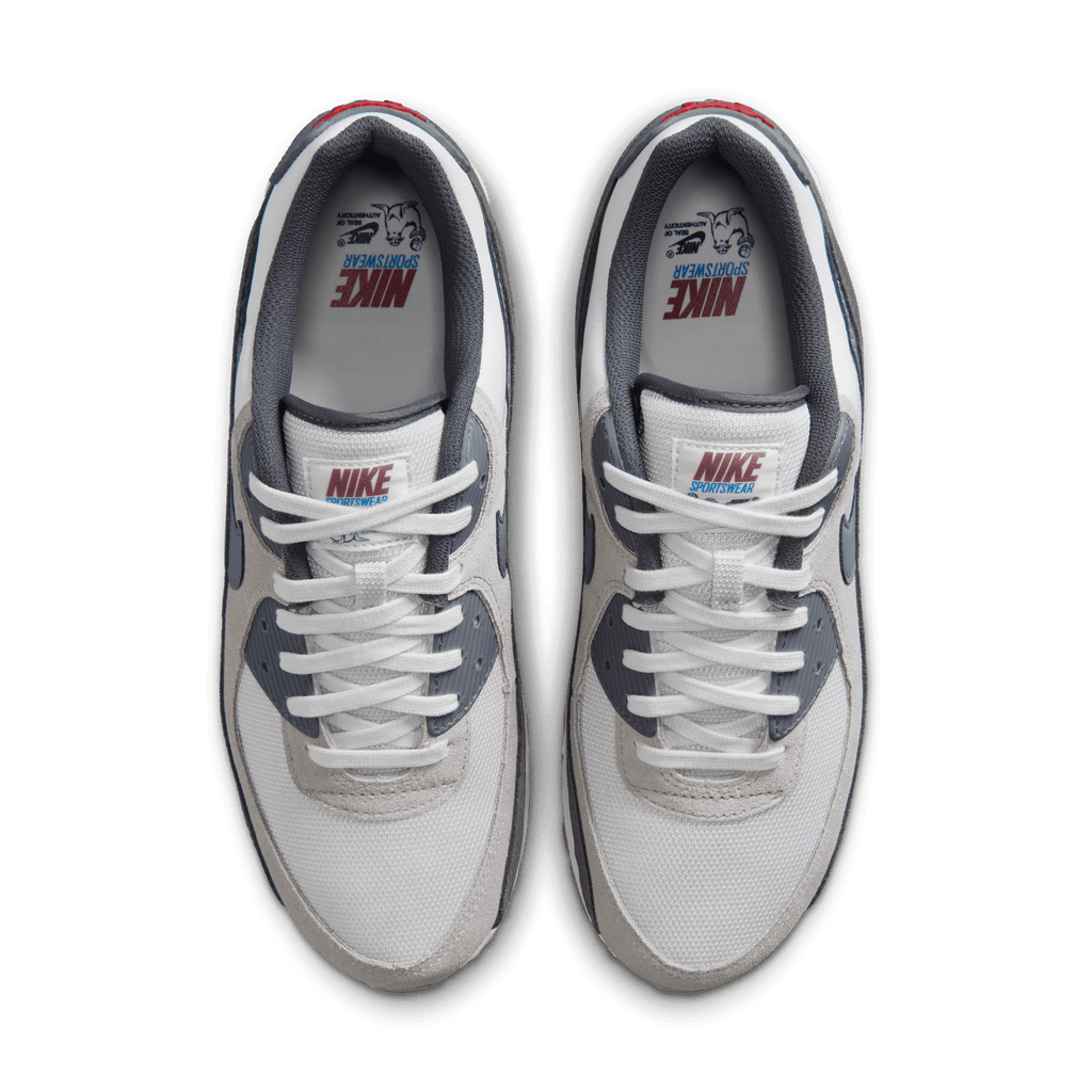 Nike Air Max 90 Premium Summit White top view