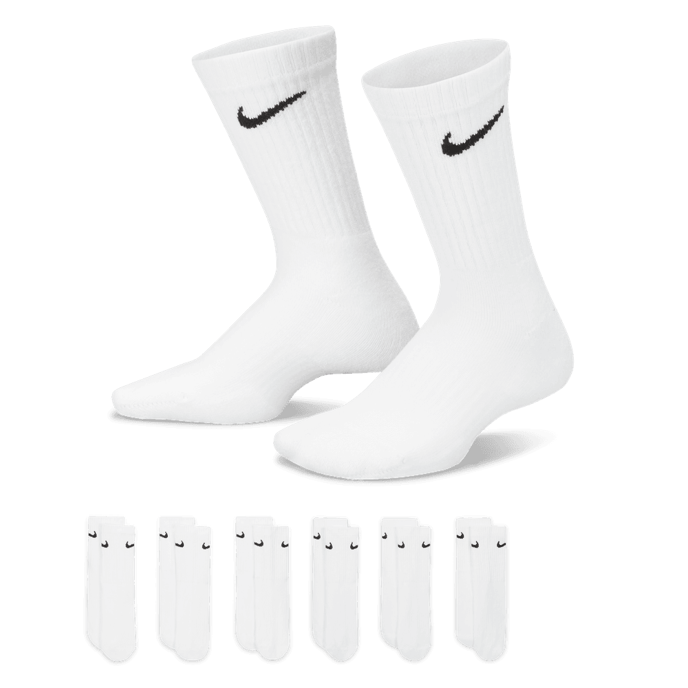 Nike Everyday Cushioned Crew Socks - White/Black