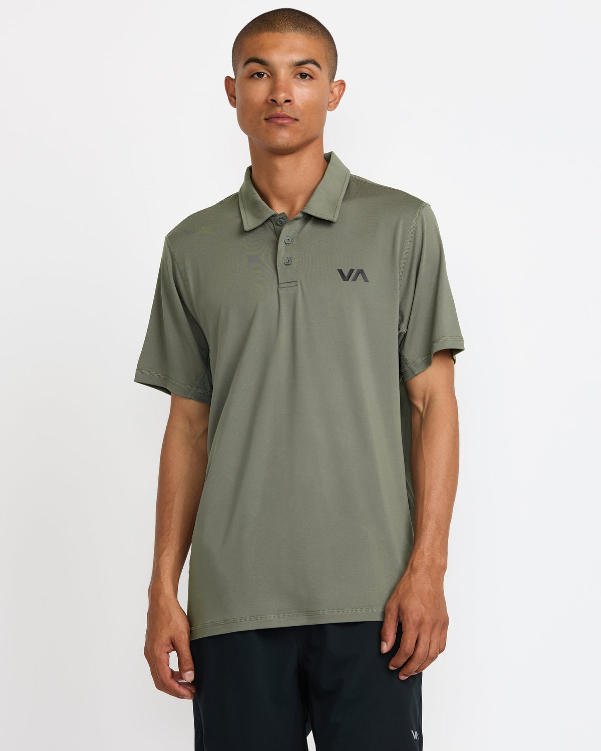 RVCA Sport Vent Polo - Sage - OM-F