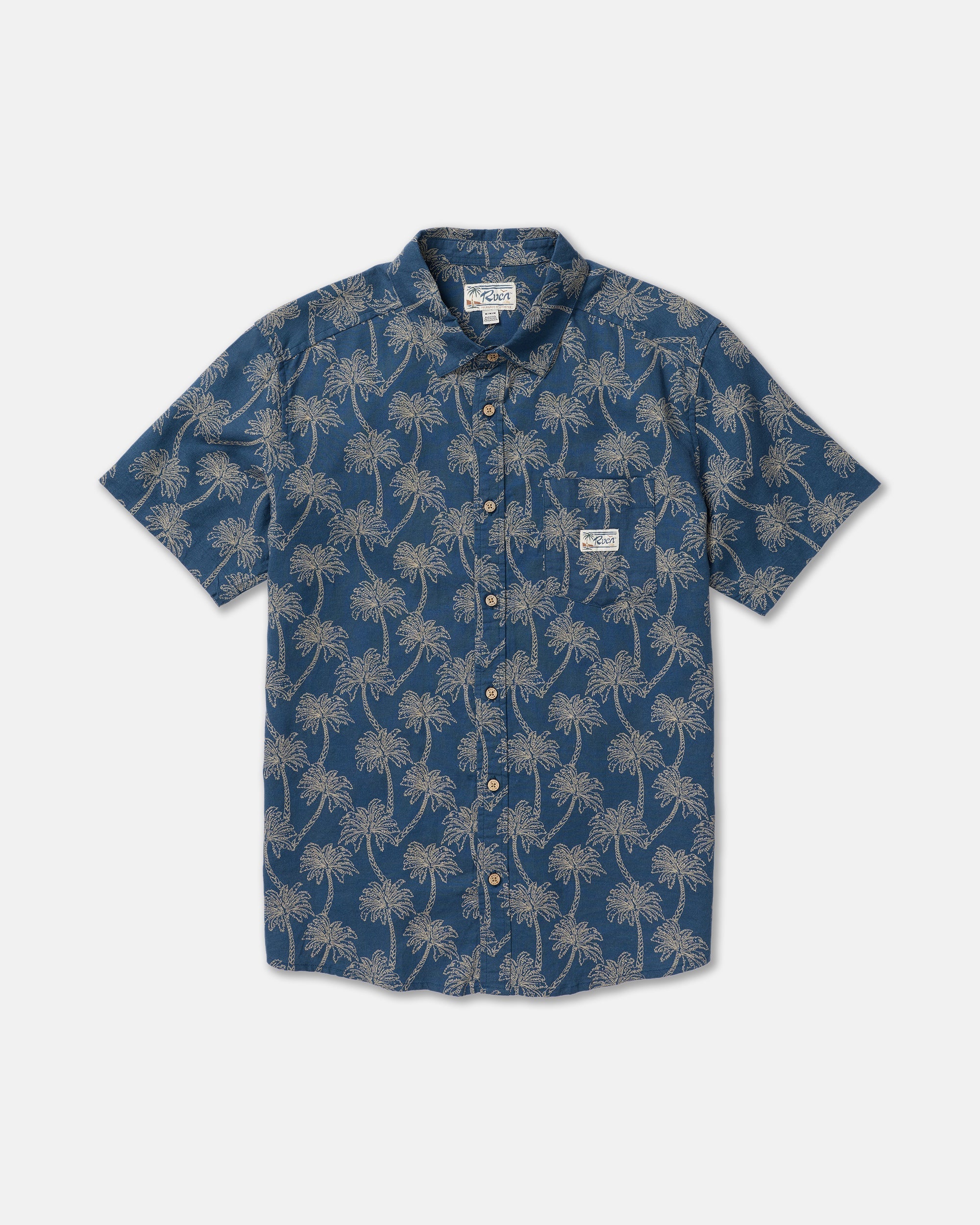 RVCA Exotic SS Dark Denim - front