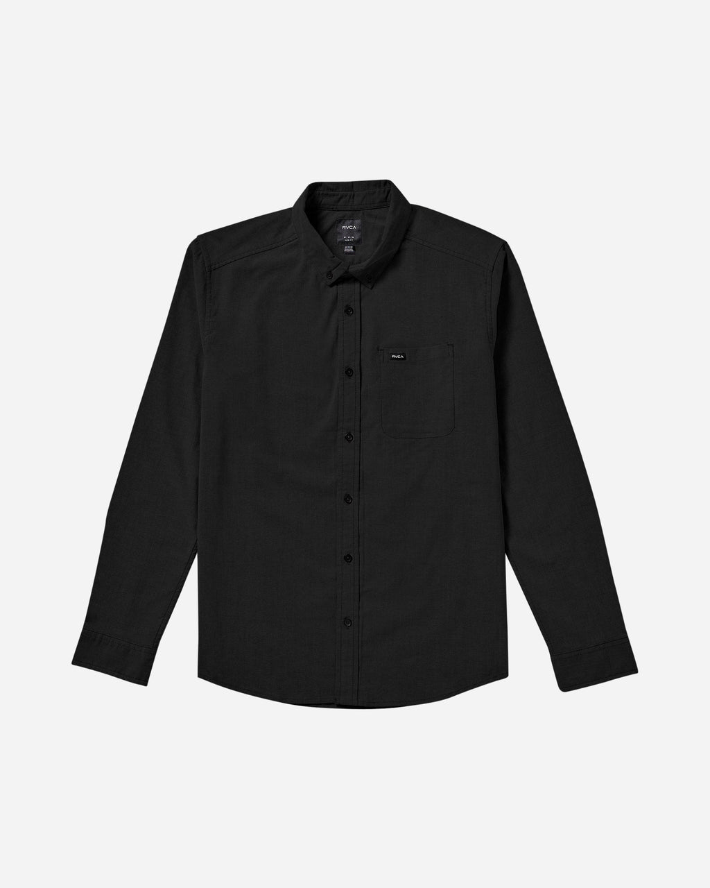 RVCA That'll Do Stretch Long Sleeve Shirt (2026) - BLACK