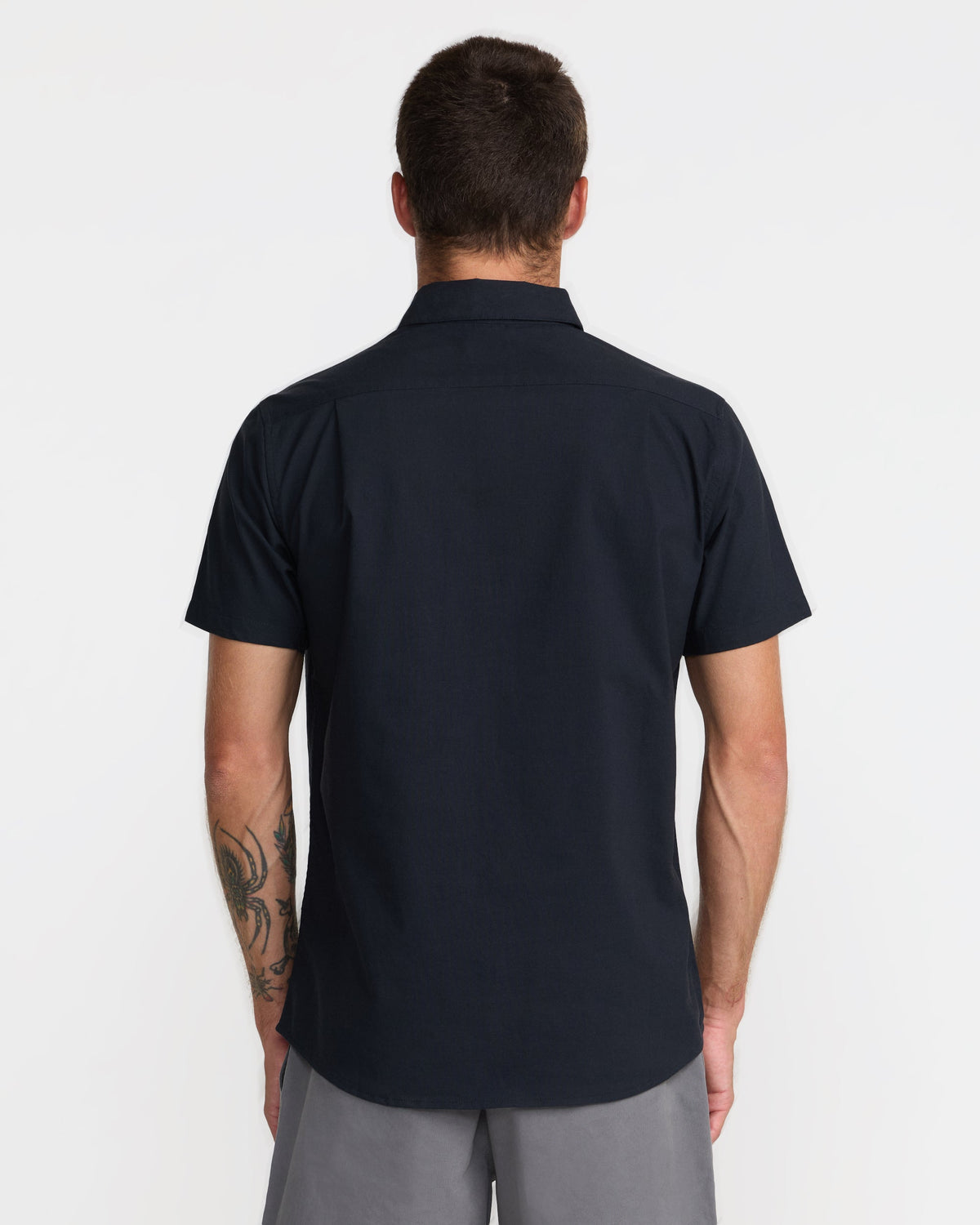RVCA That'll Do Stretch Short Sleeve Shirt - BLKI - OM-B