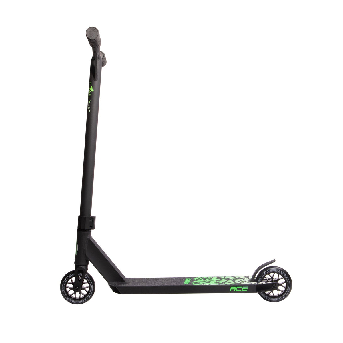 Antics Ace Complete Scooter- Black - Black, side view