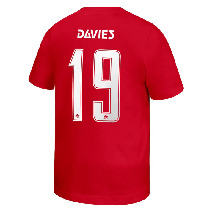 Nike Junior Alphonso Davies Team Canada Soccer Core T-Shirt
