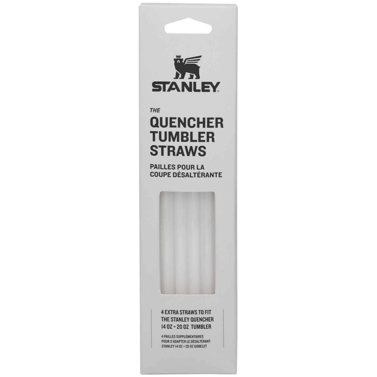 Stanley Adventure Quencher Travel Tumbler Straws | 14 OZ to 20 OZ | 4-Pack