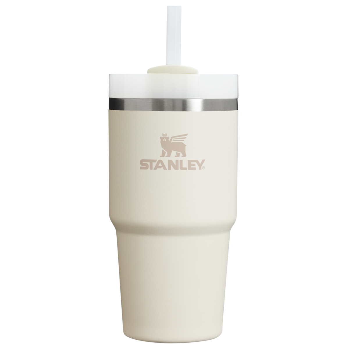 Stanley The Quencher H2.0 Flowstate Tumbler 20oz - Cream, front view