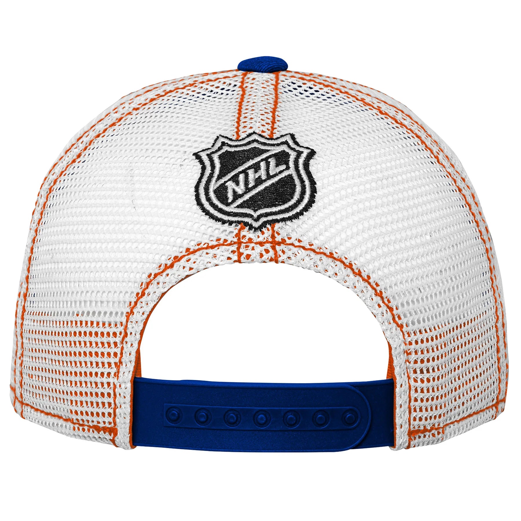 Outerstuff Youth Edmonton Oilers Lockup Meshback Adjustable Hat