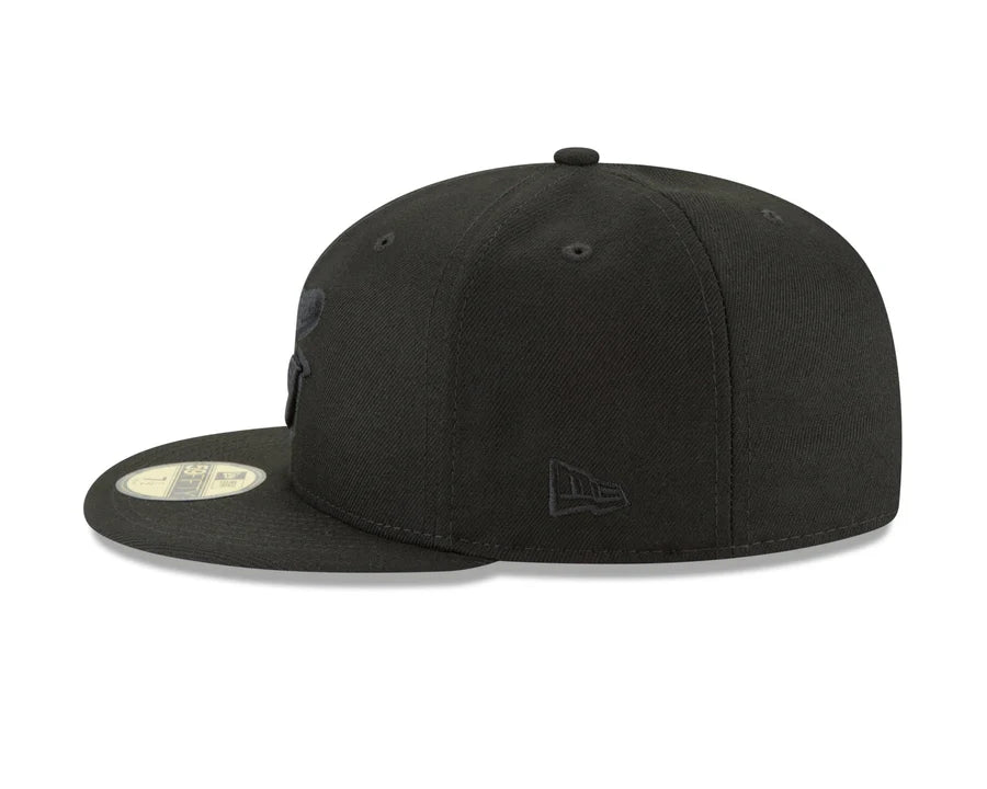 New Era Baltimore Orioles Authentic Collection Black On Black 59FIFTY Fitted Hat