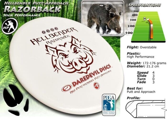 Hellbender Razorback Putter/Approach