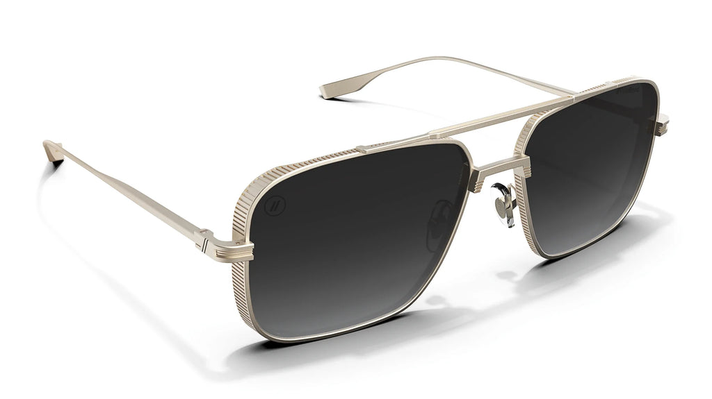 Blenders Phoenix Polarized Sunglasses - GOLD 56 GRY