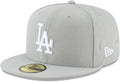 New Era Los Angeles Dodgers Grey Basic 59FIFTY Fitted Hat