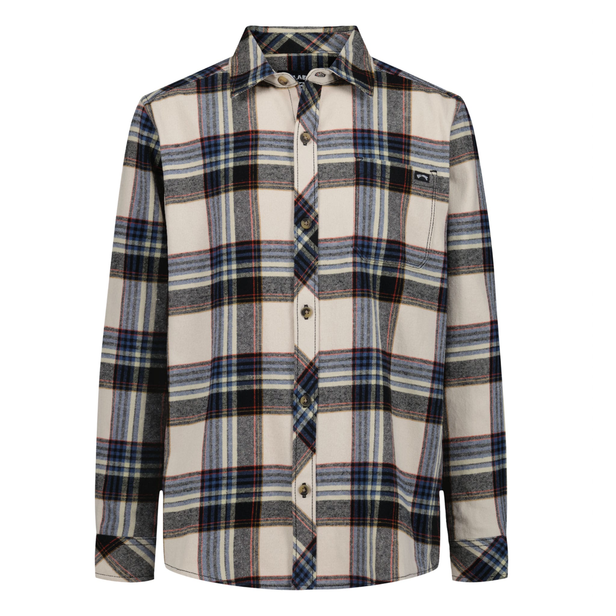 Billabong Boys' Coastline Flannel Shirt Oatmeal
