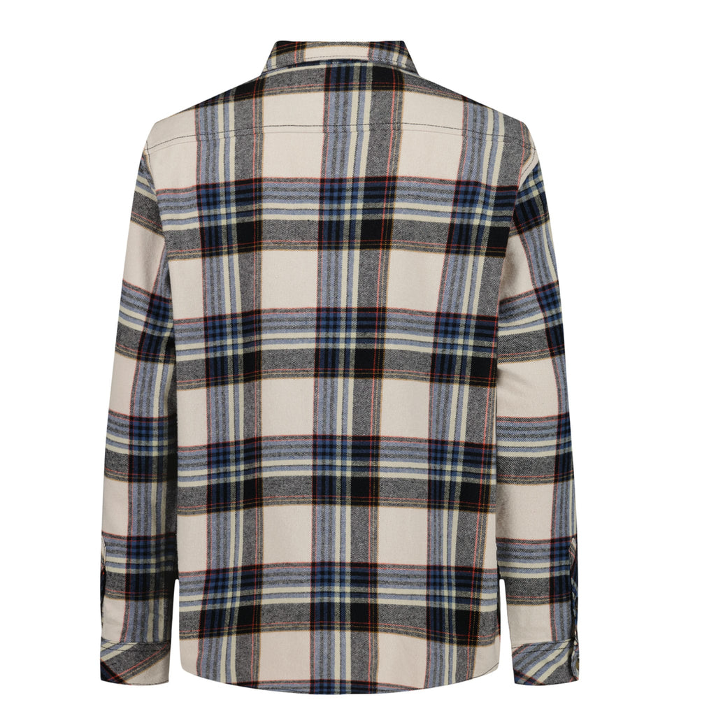 Billabong Boys' Coastline Flannel Shirt Oatmeal back
