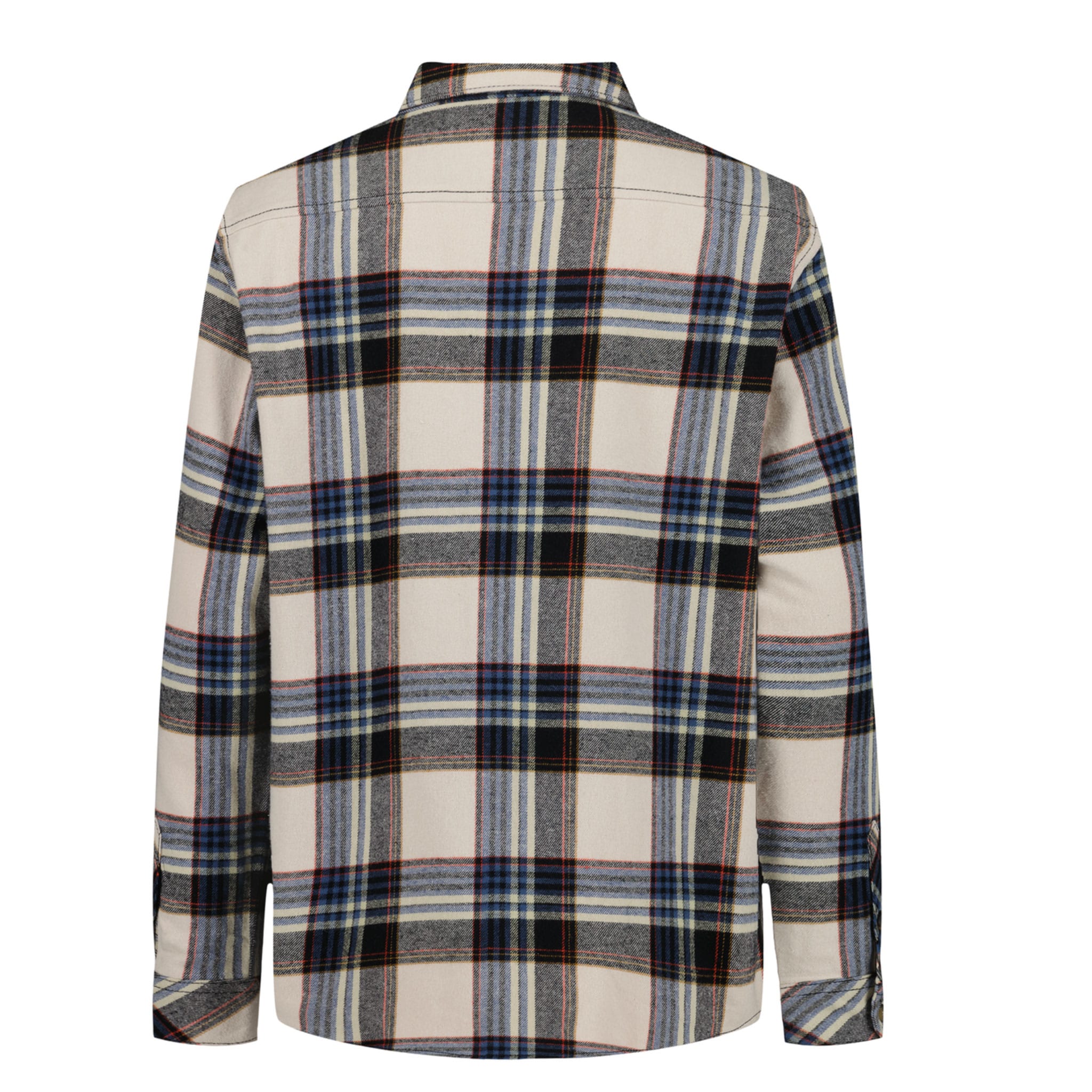 Billabong Boys' Coastline Flannel Shirt Oatmeal back